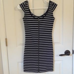 Windsor Navy and white striped dress